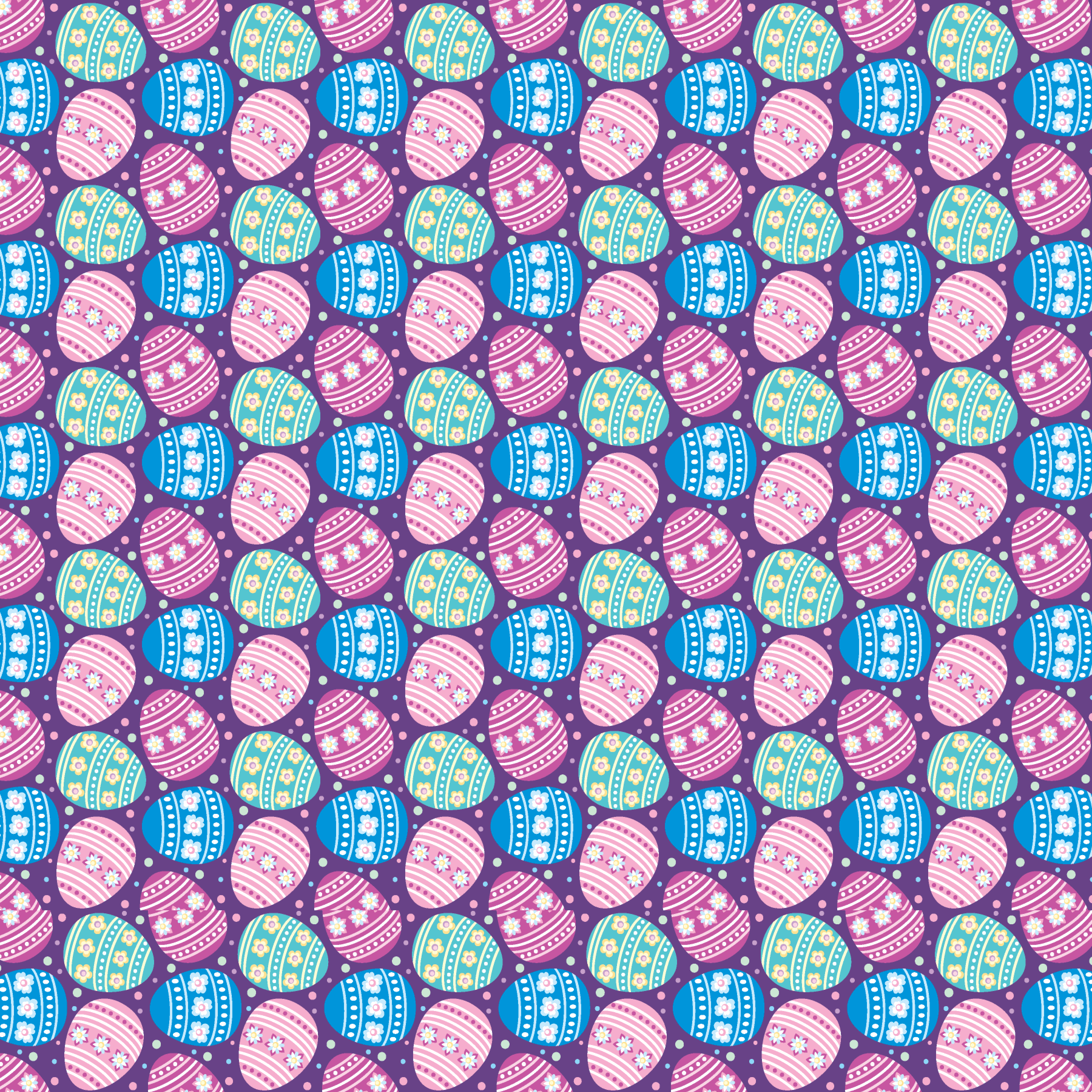 Bold Pastel Easter Egg Pattern Acrylic Sheets - CMB Pattern Acrylic